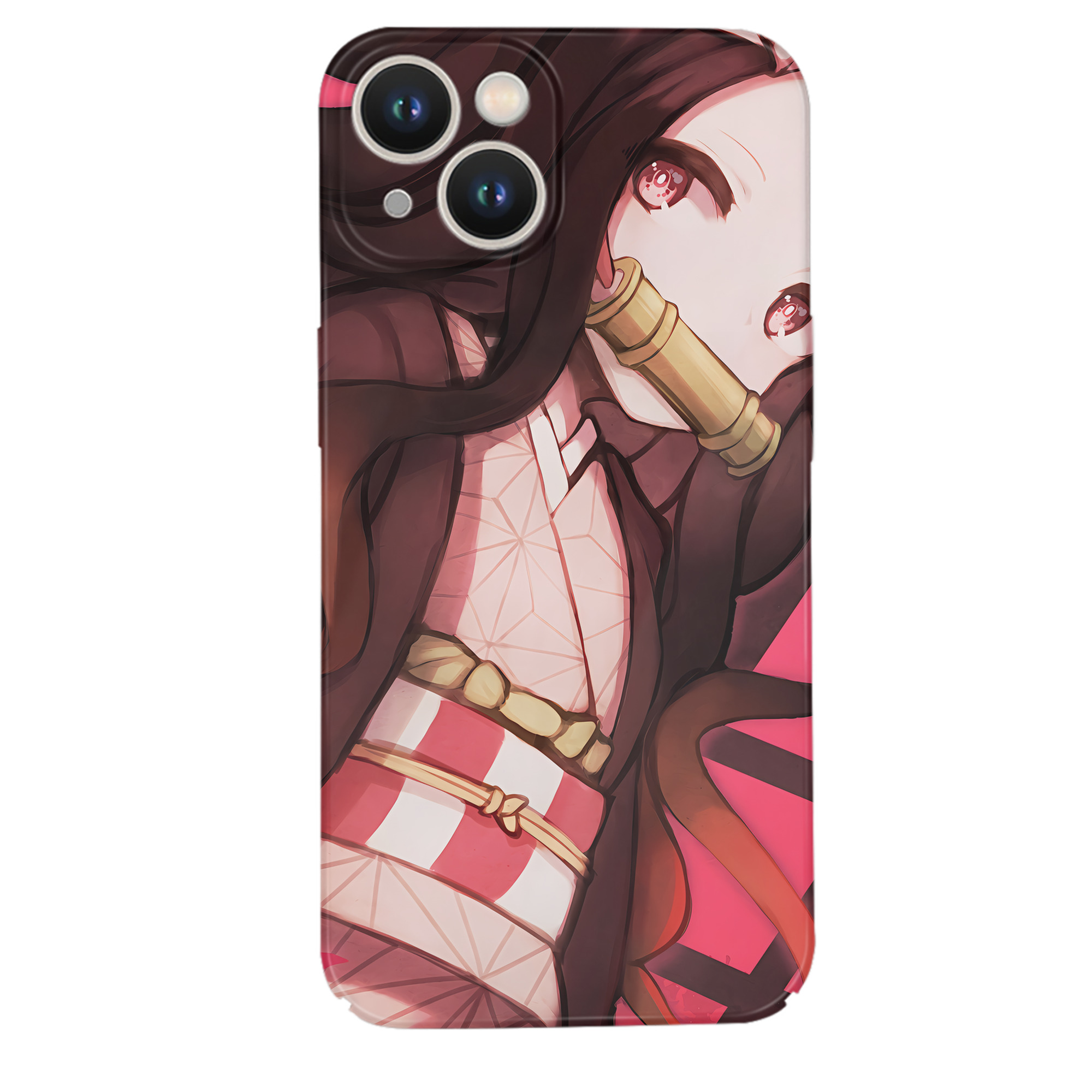 （画像用） 鬼滅の刃（きめつのやいば）竈門 禰󠄀豆子／かまど ねずこ Kamado Nezuko 【iPhone 14シリーズ対応】ハードケース